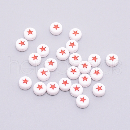 Opaque Acrylic Beads ACRC-TAC0001-01C-1