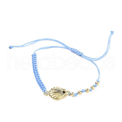 Adjustable Nylon Thread Braided Bead Bracelets BJEW-JB05545-03-1