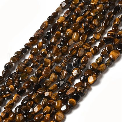 Natural Tiger Eye Beads Strands G-I351-A03-1