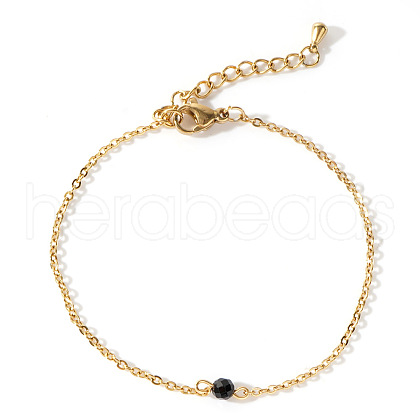 Stainless Steel Cable Chain Link Bracelets For Women XE0949-1