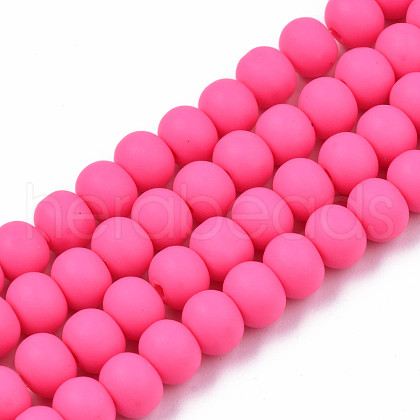 Handmade Polymer Clay Beads Strands CLAY-N008-053-09-1