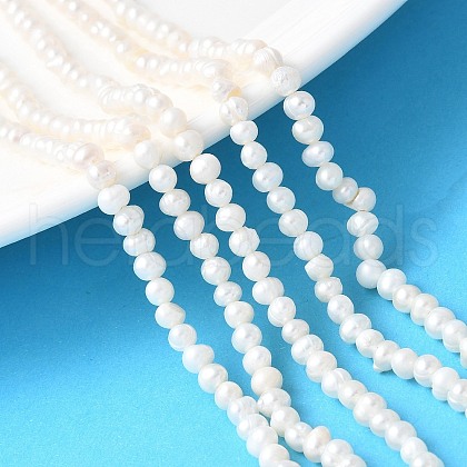 Natural Cultured Freshwater Pearl Beads Strands PEAR-I007-07N-01A-1