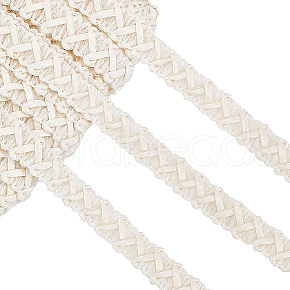 Imitation Leather Braided Lace Ribbon WL-WH0003-02A-1