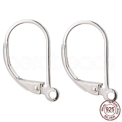 925 Sterling Silver Leverback Earring Findings STER-G027-22S-1