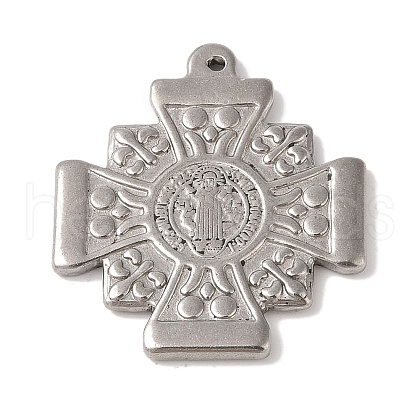 Non-Tarnish 304 Stainless Steel Pendants STAS-Z058-04P-02-1