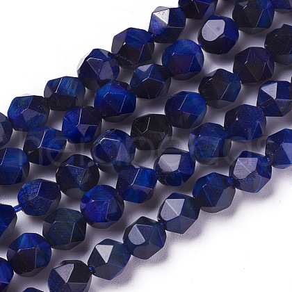 Natural Tiger Eye Beads Strands G-I217-B-01B-1