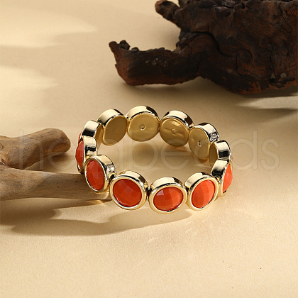 Acrylic Flat Round Bangles FS-WGBB717-05-1