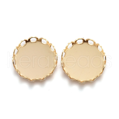 304 Stainless Steel Cabochon Settings STAS-P249-16G-G-1