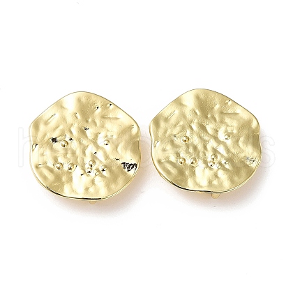 Rack Plating Alloy Stud Earring Findings PALLOY-K256-31LG-1