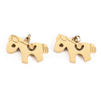 304 Stainless Steel Charms STAS-S116-201G-1
