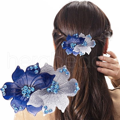 Flower Hair Barrettes PW-WG1DB51-01-1
