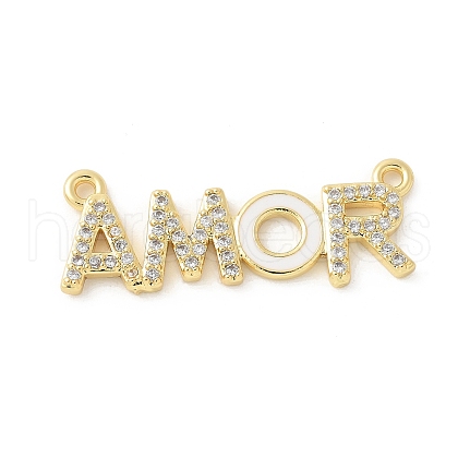 Brass Micro Pave Cubic Zirconia Pendants KK-P294-30G-01-1