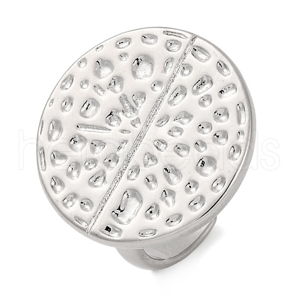 Rack Plating Brass Cuff Rings for Women Men KK-M021-01P-1