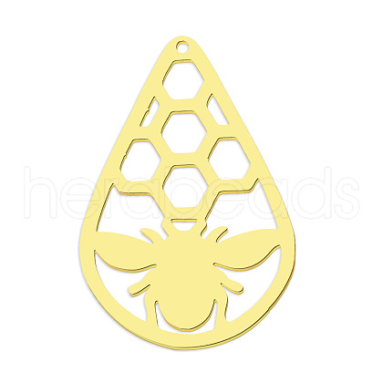 201 Stainless Steel Pendants STAS-S105-LA803-2-1