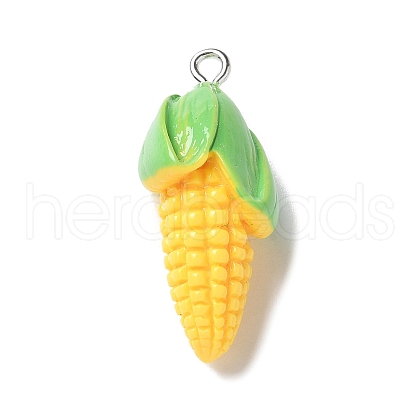Resin Iron Pendants RESI-D280-18-1