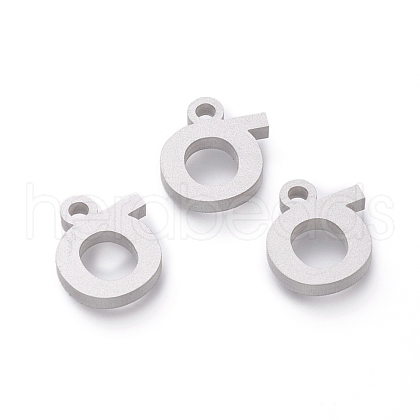 Tarnish Resistant 304 Stainless Steel Pendants STAS-A045-23P-1