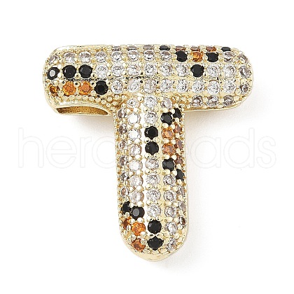 Brass Micro Pave Cubic Zirconia Pendants KK-Z108-02G-T-1