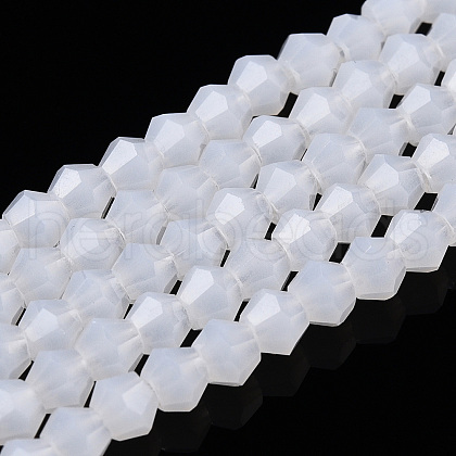 Imitation Jade Glass Beads Strands EGLA-A039-J2mm-D06-1