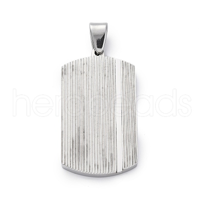 304 Stainless Steel Pendants STAS-U043-16P-1