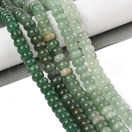 Natural Green Aventurine Beads Strands G-D481-03B-1