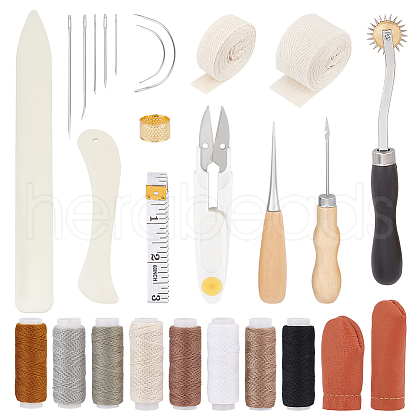 AHADERMAKER DIY Bookbinding Tool Kits DIY-GA0006-33-1