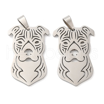 Non-Tarnish 201 Stainless Steel Pendants STAS-Q245-03P-1