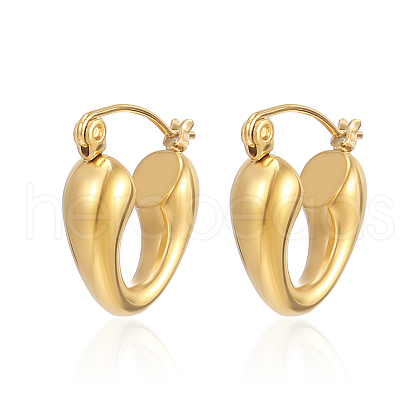 Stainless Steel Hoop Earrings for Women LW6635-1-1