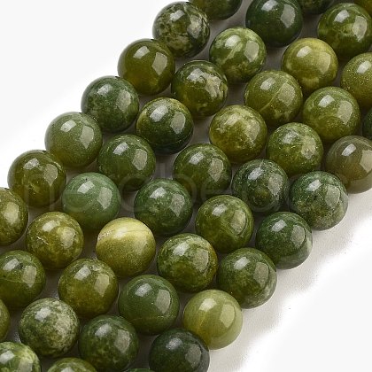 Natural Canada Jade Beads Strands G-NH0029-02A-1