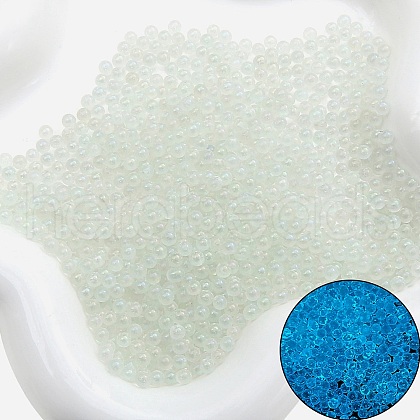 Luminous Transparent Glass Beads PW-WG36095-18-1