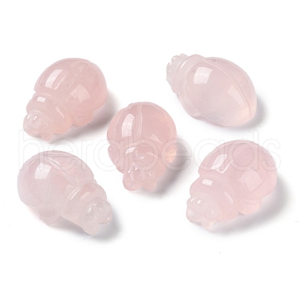 Natural Rose Quartz  Carved Healing Figurines G-B062-02E-1