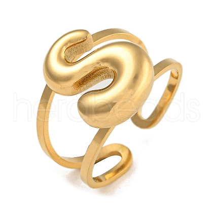 304 Stainless Steel Finger Ring RJEW-L125-02G-19-1