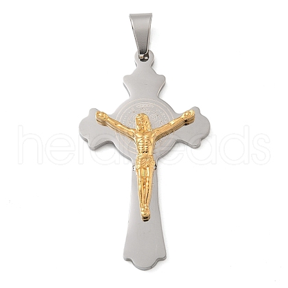 304 Stainless Steel Pendants STAS-F165-04GP-1