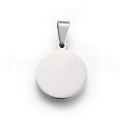 Tarnish Resistant 304 Stainless Steel Stamping Blank Tag Pendants X-STAS-L220-03A-1