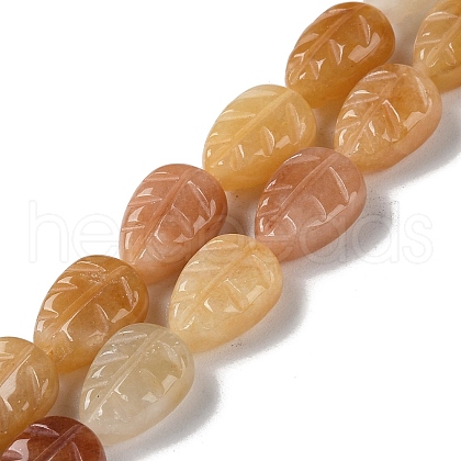 Natural Topaz Jade Beads Strands G-M418-A01-01-1