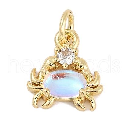 Rack Plating Brass Pendants KK-Q028-26G-1