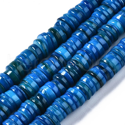 Natural Freshwater Shell Beads Strands SHEL-Q024-001C-1