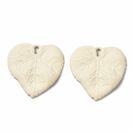 Spray Painted Alloy Pendants PALLOY-T077-115D-RS-1