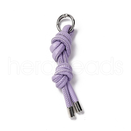 Imitation Leather Keychain KEYC-K023-02P-08-1