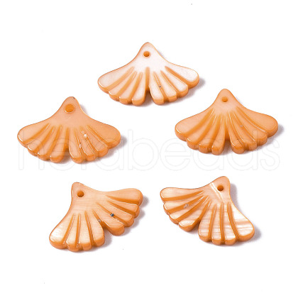 Natural Freshwater Shell Pendants SHEL-N026-163C-1