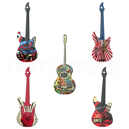 5Pcs 5 Styles Acrylic Pendants MACR-FS0001-74-1