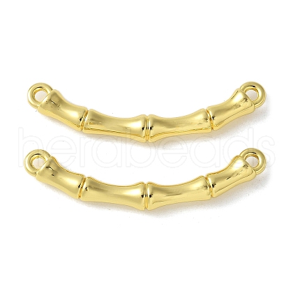 Alloy Curved Bamboo Stick Connector Charms PALLOY-S044-07A-G-1