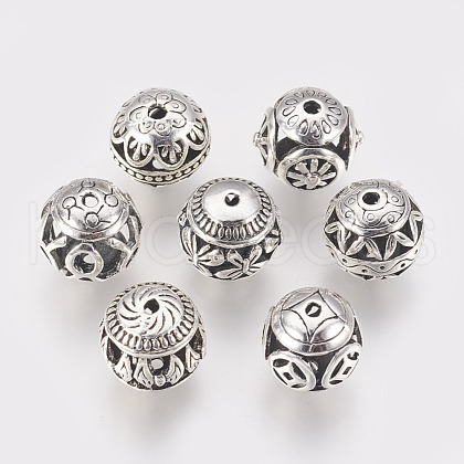 Tibetan Style Alloy Beads TIBEB-L002-16M-1