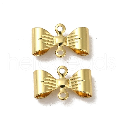 Rack Plating Brass Connector Charms KK-H473-11G-1
