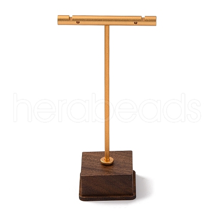 1-Tier Brass Bar Earring Organizer Display Racks ODIS-B002-03B-1
