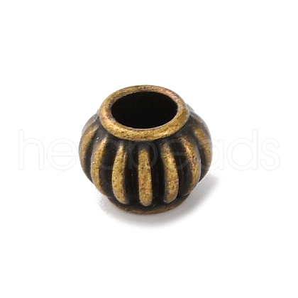 Tibetan Style Alloy European Beads TIBE-M004-01AB-1