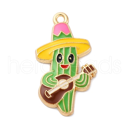 Alloy Enamel Pendants FIND-M060-23C-G-1