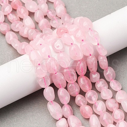 Natural Rose Quartz Beads Strands G-K395-A01-02-1