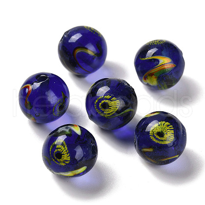 Handmade Opaque Lampwork Beads LAMP-C016-04B-10-1