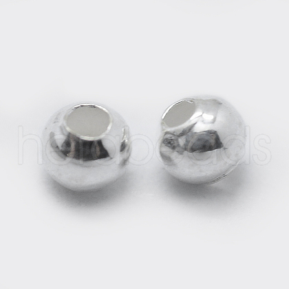 925 Sterling Silver Spacer Beads X-STER-K171-44S-2mm-1