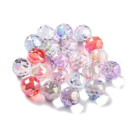 UV Plating Transparent Acrylic Pendants MACR-K356-04C-1